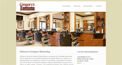 Desktop Screenshot of gregorysbarbershop.com